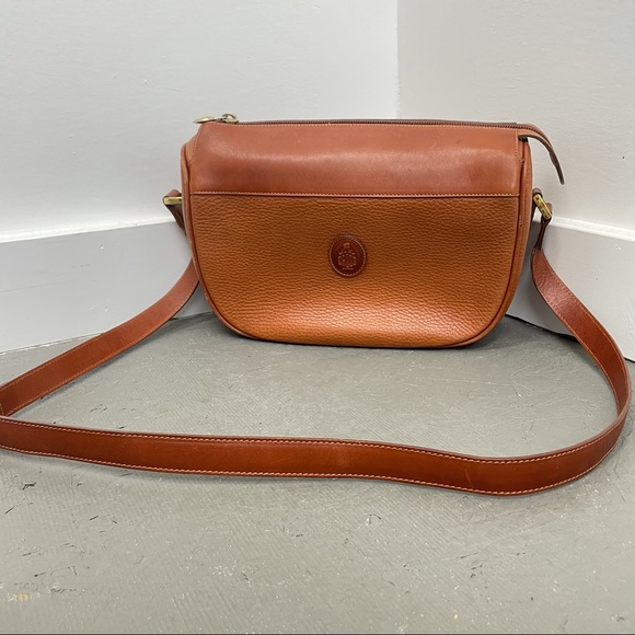 ⛔️SOLD⛔️Vintage Mark Cross Brown Leather Cross Bod - Picture 4 of 13